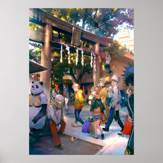 チーム全員の柔術快戦 ポスター (正面)