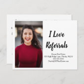 チーム写真実在紹介不動産マーケティング販売po ポストカード (正面/裏面)