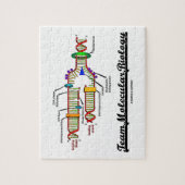 チーム分子生物学(DNAの写し) ジグソーパズル (縦)