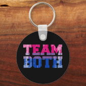 チーム動揺して両方.png キーホルダー (正面)