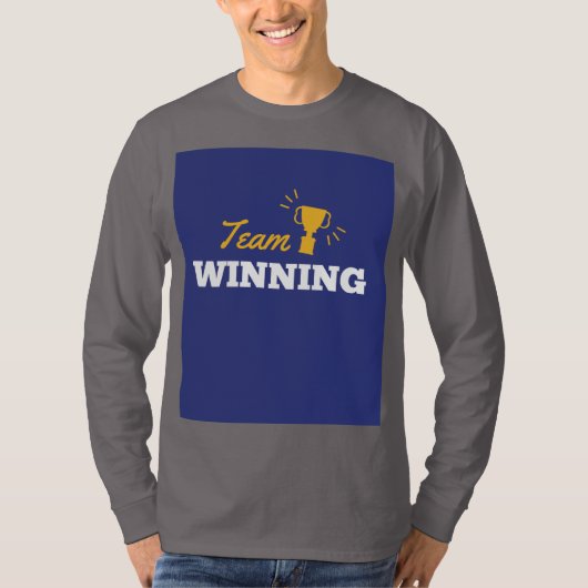 チーム勝利：集団的成功の力 Tシャツ (正面)