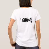 チーム原因- gの合われたスパゲッティcami w/blkのオーム tシャツ (裏面)