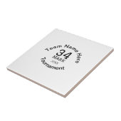 チーム名ここに名前を追加トーナメント年文字 タイル (側面)