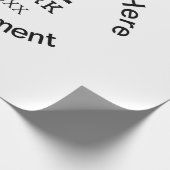 チーム名ここに名前を追加トーナメント年文字 ラッピングペーパー (角)