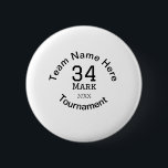 チーム名ここに名前を追加トーナメント年文字 缶バッジ<br><div class="desc">デザイン</div>