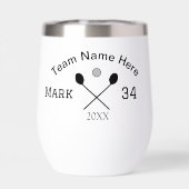 チーム名ここに名前ナンバボールパドルゴルフを追加 (背面)