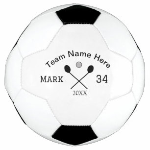 チーム名ここに名前ナンバボールパドルゴルフを追加 サッカーボール