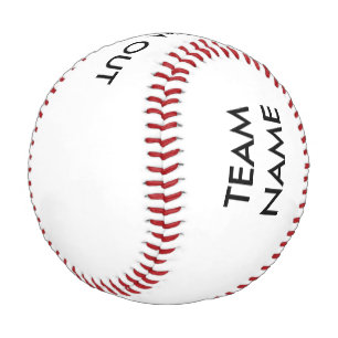 チーム名とストライクアウトベースボール 野球ボール