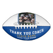 チーム名とチームフォトブルー アメリカンフットボール (正面)