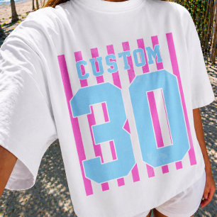 チーム名と背番号入り オリジナルゲームデイTシャツ Tシャツ