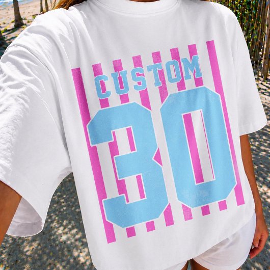 チーム名と背番号入り オリジナルゲームデイTシャツ Tシャツ