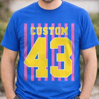 チーム名と背番号入り オリジナル ゲームデーTシャツ Tシャツ