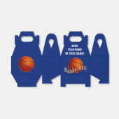 チーム名と色バスケットボールの好意ボックス フェイバーボックス (折り畳みなし)