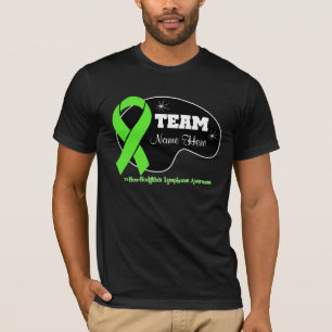 チーム名の個人設定-非ホジキンリンパ腫 Tシャツ