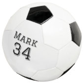 チーム名の追加プレイヤー名の日付スポーツマンヴィンテージ サッカーボール (3/4)