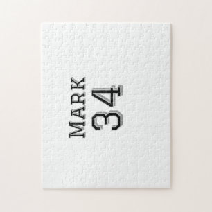 チーム名の追加プレイヤー名の日付スポーツマンヴィンテージ ジグソーパズル