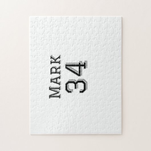 チーム名の追加プレイヤー名の日付スポーツマンヴィンテージ ジグソーパズル (縦)