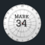 チーム名の追加プレイヤー名の日付スポーツマンヴィンテージ ダーツボード<br><div class="desc">デザイン</div>