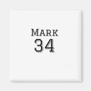 チーム名の追加プレイヤー名の日付スポーツマンヴィンテージ マグネット