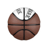 チーム名の追加プレイヤー名の日付スポーツマンヴィンテージ ミニバスケットボール (右)