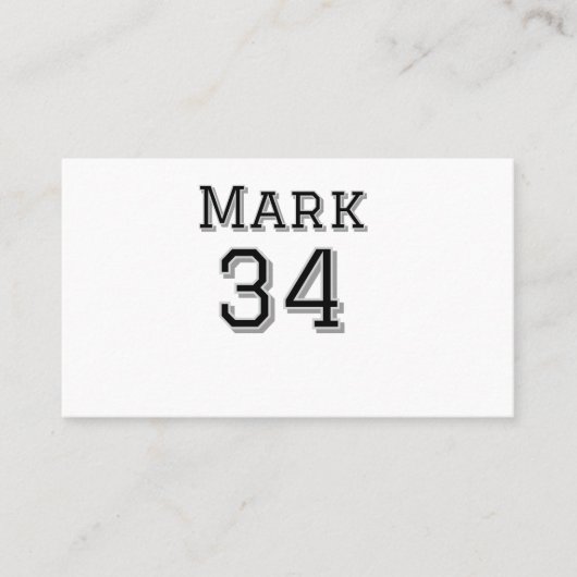 チーム名の追加プレイヤー名の日付スポーツマンヴィンテージ 名刺 (正面)