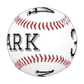 チーム名の追加プレイヤー名の日付スポーツマンヴィンテージ 野球ボール (裏面)