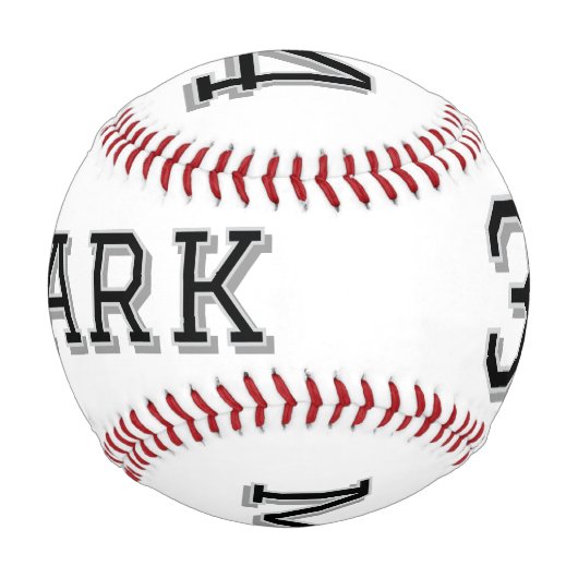 チーム名の追加プレイヤー名の日付スポーツマンヴィンテージ 野球ボール (正面)