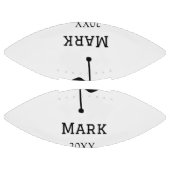 チーム名の追加プレイヤー名の日付スポーツメンフラグ アメリカンフットボール (パネル)