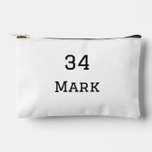 チーム名の追加プレイヤー名の追加スポーツマン アクセサリーポーチ (正面)