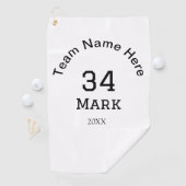 チーム名の追加プレイヤー名の追加スポーツマン ゴルフタオル (インサイチュ)