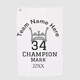 チーム名の追加プレイヤー名の追加スポーツマン ゴルフタオル