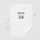 チーム名の追加プレイヤー名の追加スポーツマン ゴルフタオル (インサイチュ)