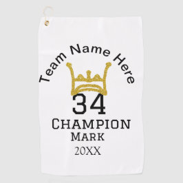 チーム名の追加プレイヤー名の追加スポーツマン ゴルフタオル