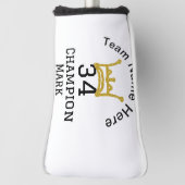 チーム名の追加プレイヤー名の追加スポーツマン ゴルフヘッドカバー (回転90)