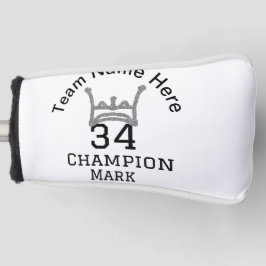 チーム名の追加プレイヤー名の追加スポーツマン ゴルフヘッドカバー