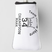 チーム名の追加プレイヤー名の追加スポーツマン ゴルフヘッドカバー (回転90)