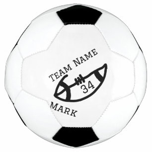 チーム名の追加プレイヤー名の追加スポーツマン サッカーボール