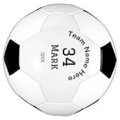 チーム名の追加プレイヤー名の追加スポーツマン サッカーボール (回転)