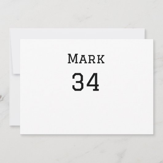 チーム名の追加プレイヤー名の追加スポーツマン シーズンカード (正面)