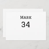 チーム名の追加プレイヤー名の追加スポーツマン シーズンカード (正面/裏面)