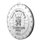 チーム名の追加プレイヤー名の追加スポーツマン ダーツボード (正面右)