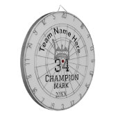 チーム名の追加プレイヤー名の追加スポーツマン ダーツボード (正面左)