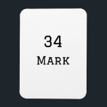 チーム名の追加プレイヤー名の追加スポーツマン マグネット<br><div class="desc">デザイン</div>
