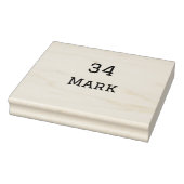 チーム名の追加プレイヤー名の追加スポーツマン ラバースタンプ (スタンプ)