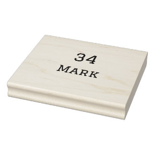 チーム名の追加プレイヤー名の追加スポーツマン ラバースタンプ