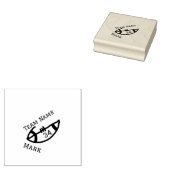 チーム名の追加プレイヤー名の追加スポーツマン ラバースタンプ (押印)