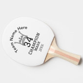 チーム名の追加プレイヤー名の追加スポーツマン 卓球ラケット (横)