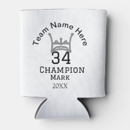 チーム名の追加プレイヤー名の追加スポーツマン 缶クーラー