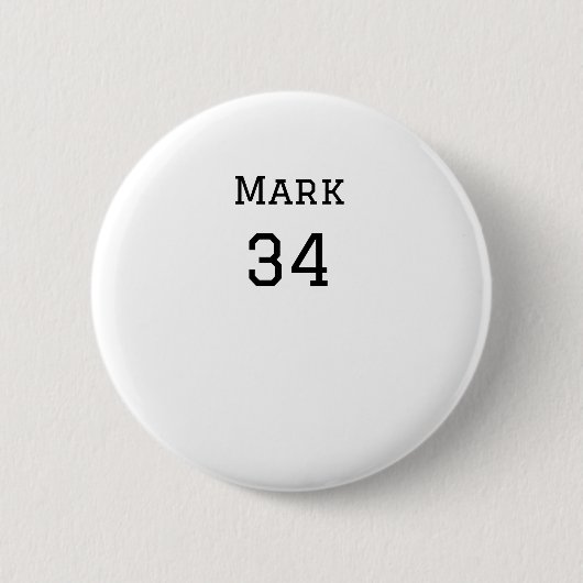 チーム名の追加プレイヤー名の追加スポーツマン 缶バッジ (正面)