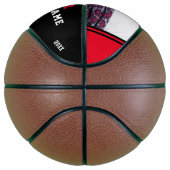 チーム名カスタム付きバスケットボールの写真 バスケットボール (右)